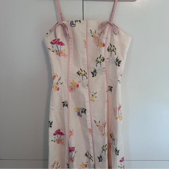 NWT Anthropologie Linen Sleeveless Summer Dress - Picture 2 of 6
